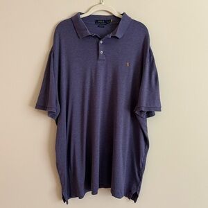 Polo Ralph Lauren Men’s Polo Shirt Classic Fit Size XXL Heathered Purple